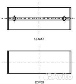 Вкладыши 77753620 kolbenschmidt