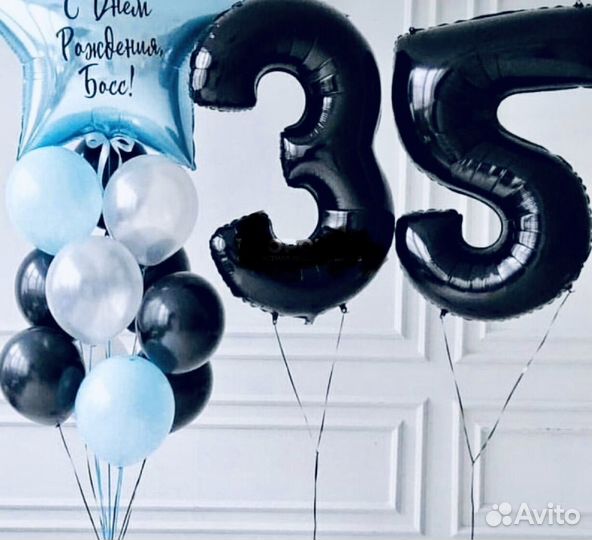 Цифры надувные для композиции