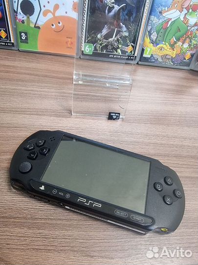 Sony PSP E1008 street 64GB+8 дисков +6.61 Infinity