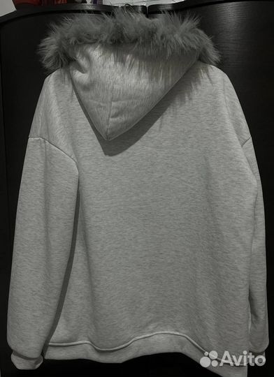 Зип худи с мехом y2k