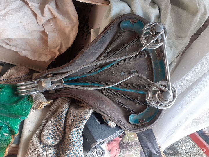 Велосипедные кожаные седла