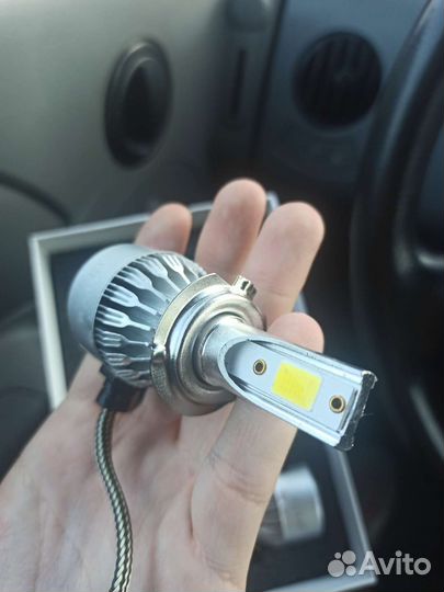 Лампы для авто светодиодные H7 (6000k) 36w 3800Lm