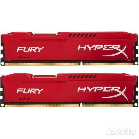 Оперативная память ddr4 hyperx fury 16gb