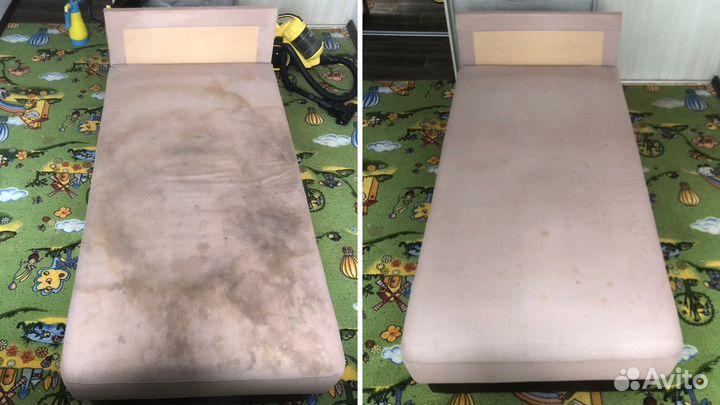 Химчистка мягкой мебели дивана матраса кресла