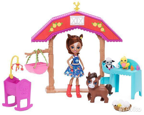 Игровой набор Enchantimals Звериная ферма/Лошадь