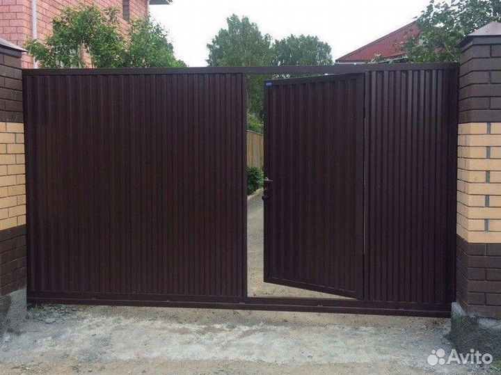 Ворота откатные 5*2 проем