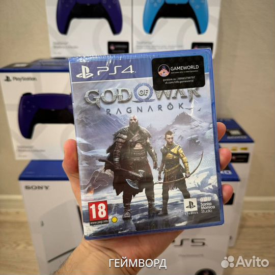 God of War Ragnarok PS4 Новый Диск На русском