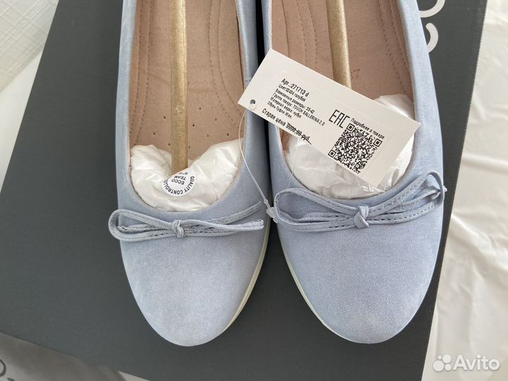 37 балетки ecco touch ballerina 2.0