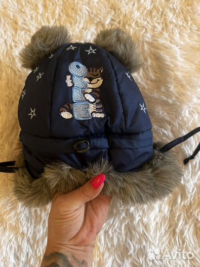 Шапочка на мальчика 46 р