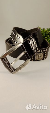 Ремни Diesel клепаные натуральная кожа