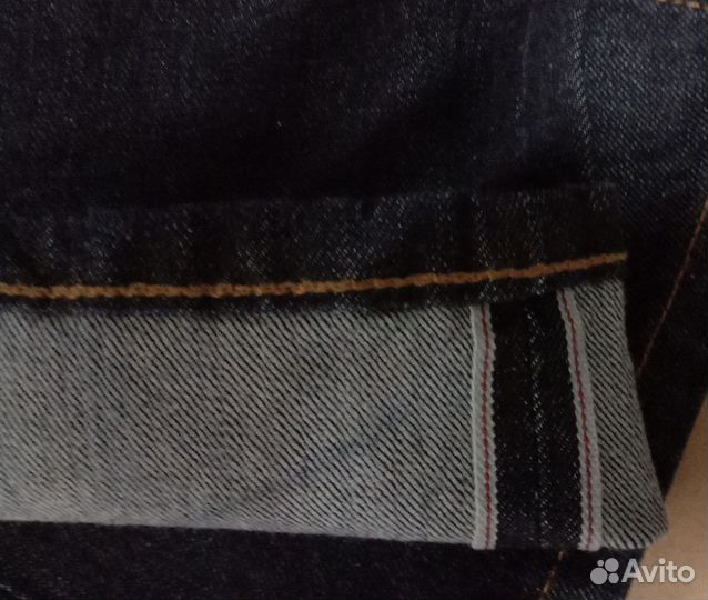 Джинсы из селвидж selvedge denim Kaihara 14oz