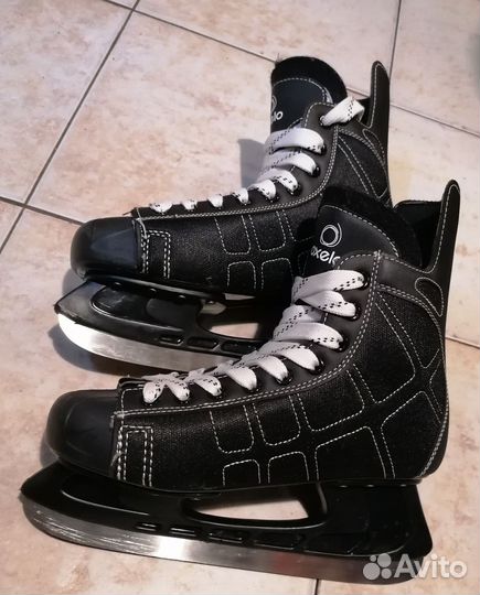 Коньки хоккейные oxelo 40