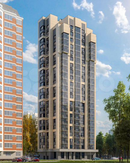 2-к. квартира, 58,4 м², 12/21 эт.