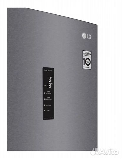 Холодильник LG GA-B509clsl новый, 2 метра