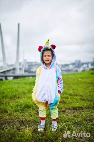 Пижама Кигуруми Единорог Радужный объявление продам