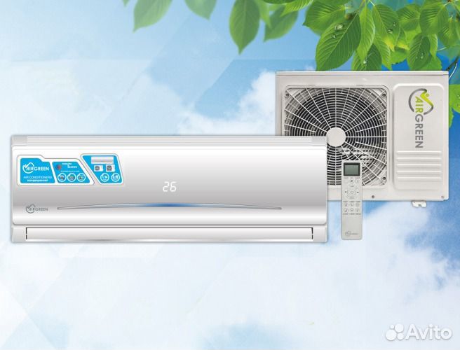 Сплит-система airgreen с бесплатной установкой