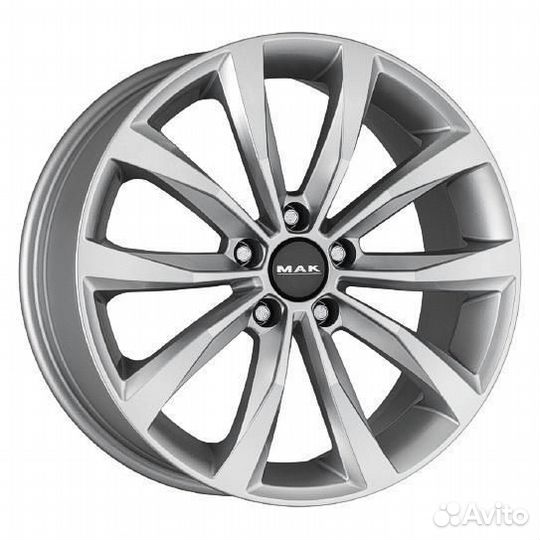 Диски MAK Wolf 7.5x19 5*114.3 ET50 DIA67.1 Silver Литой
