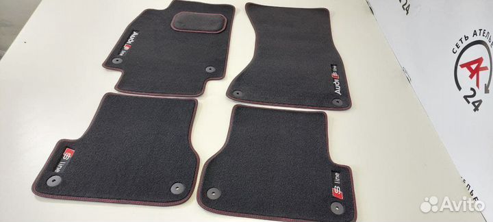 Коврики Audi A6 C8 C7 C6 C5 ворсовые велюровые