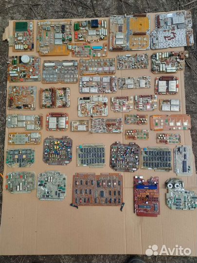 Платы радиодетали рации