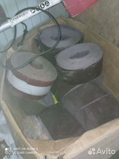 Шкурка в рулонах тканевая основа