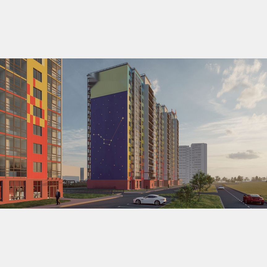 1-к. квартира, 40,6 м², 8/15 эт.