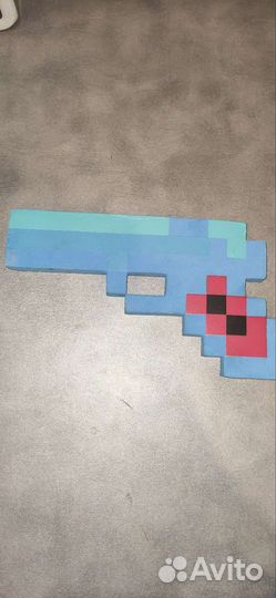 Пистолет Майнкрафт мягкий