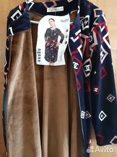 Халат велюровый женский