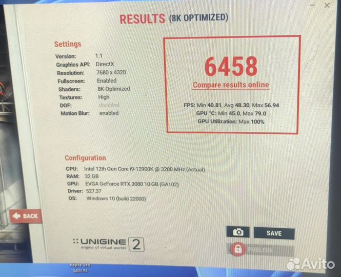 Видеокарта rtx 3080 evga