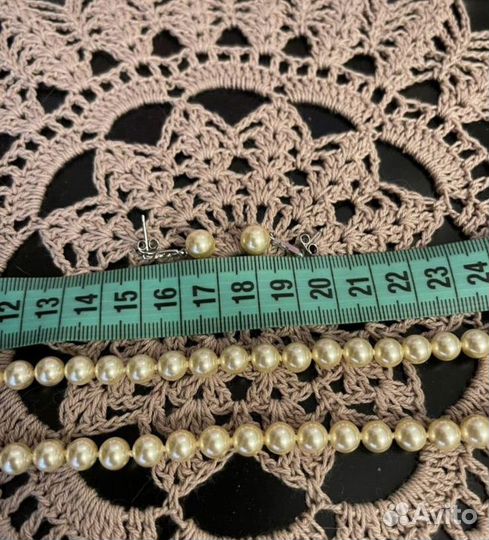 Колье и серьги Majorica (Испания)