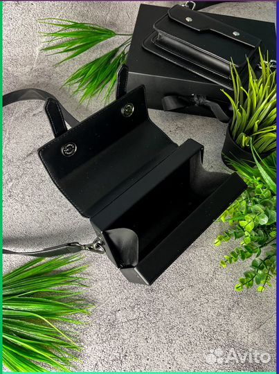 Сумка-слинг для мужчин из кожи