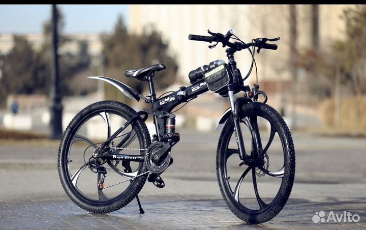 Велосипед на литых дисках bmw