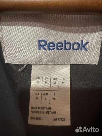 Куртка-ветровка reebok демисезонная женская 44 46