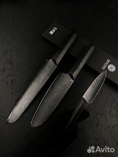 Shizu hamoho Сет из 3-х Японских кухонных ножей