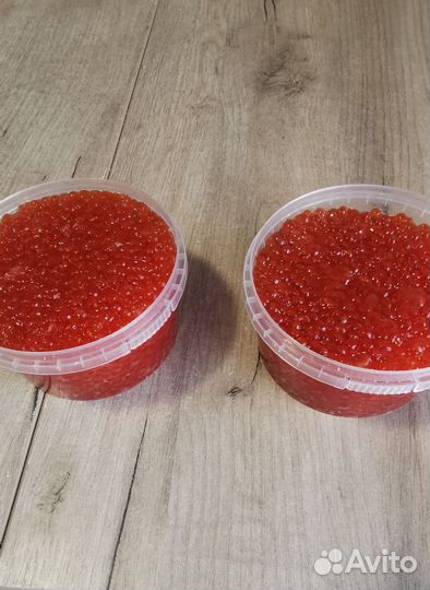 Красная икра кеты