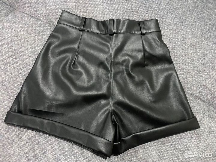 Шорты кожаные