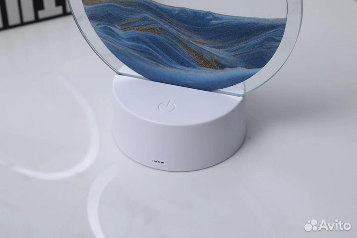 Ночник картина из песка с подсветкой лампа 3д