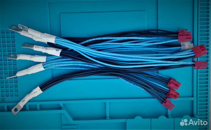 Косы (провода) усиленные 30см на бп асика S5 / F1