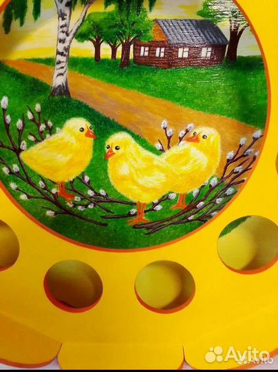 Подставка для кулича и яиц