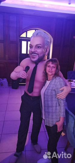 Поздравление от белого медведя, ростовые куклы