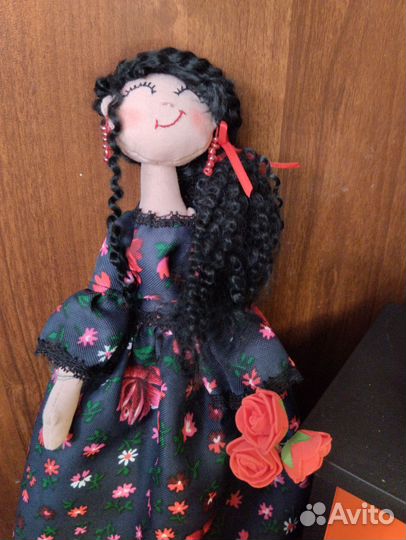 Кукла текстильная