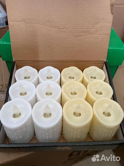 Светодиодные свечи led 12 шт. декоративные