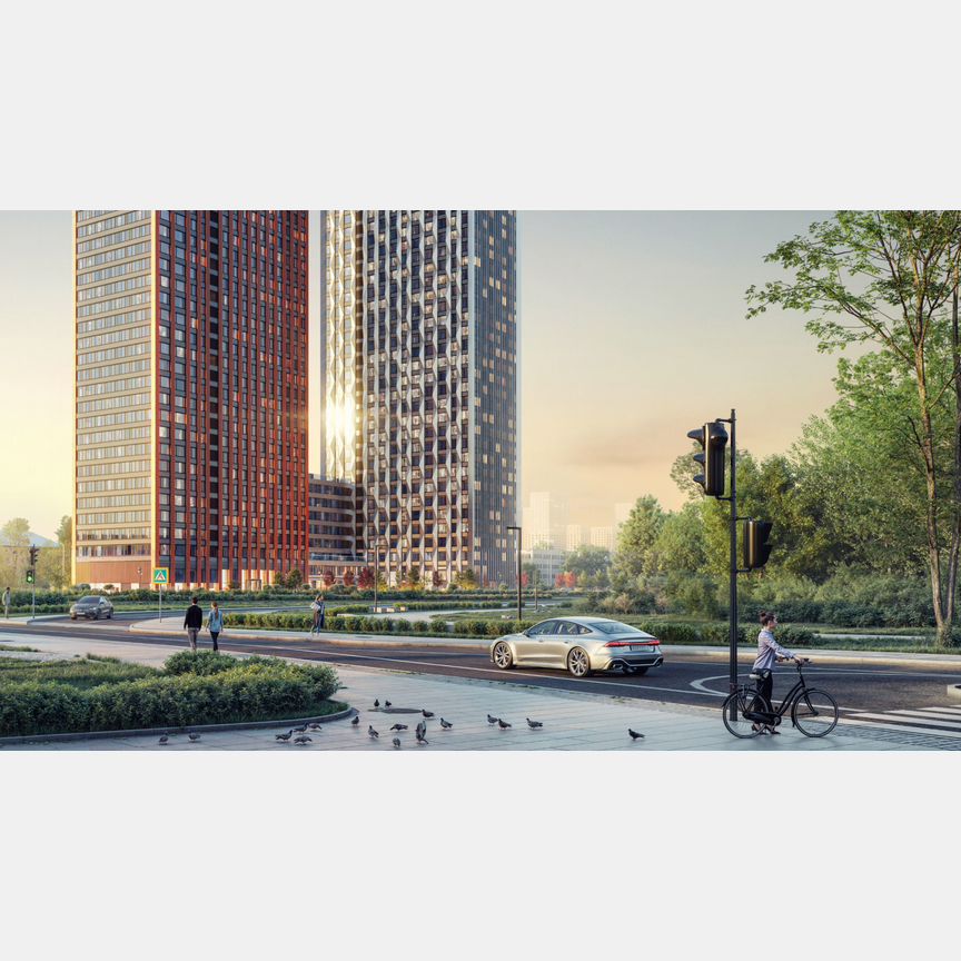 2-к. квартира, 54,8 м², 19/33 эт.