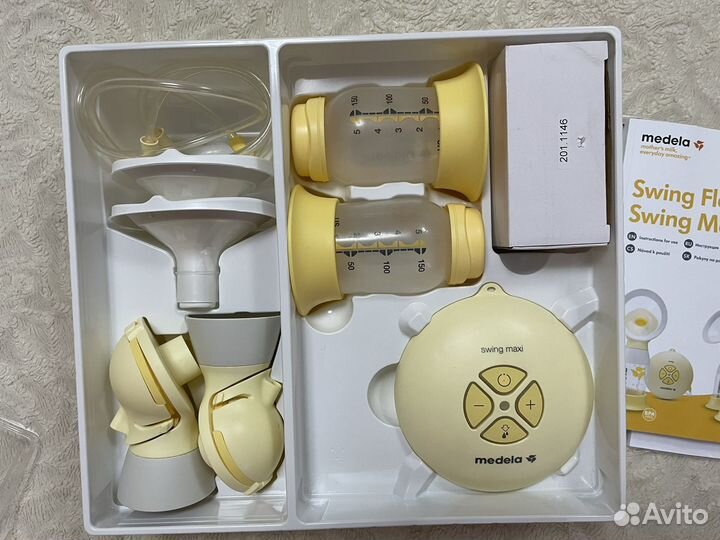 Молокоотсос medela swing maxi flex