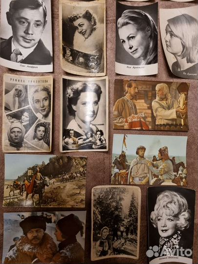 Открытка / открытое письмо актеры