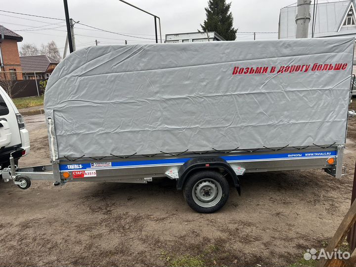 Прицеп оцинк 3.60х1.55 Тавиалс премиум