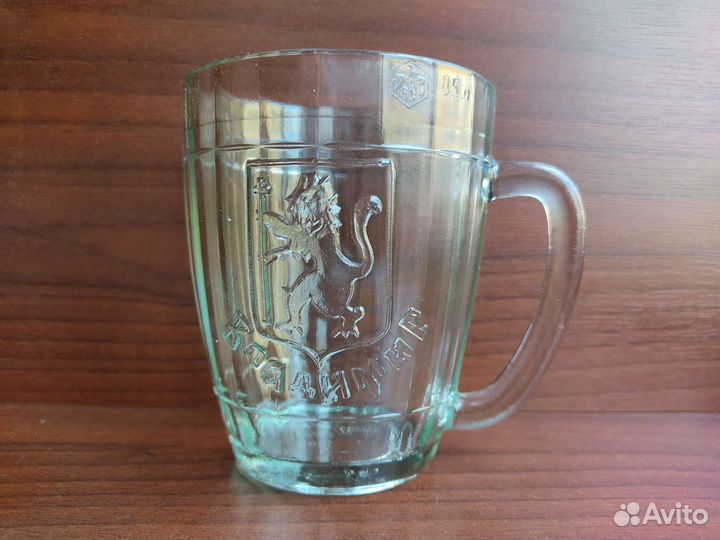 Кружка пивная Владимир (лев стоит)