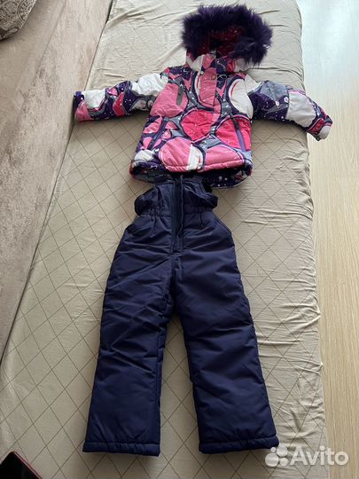 Зимний костюм для девочки 92
