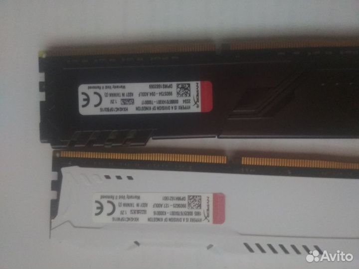 Kingston hyperx fury ddr4 2400 мгц 2x16 гб