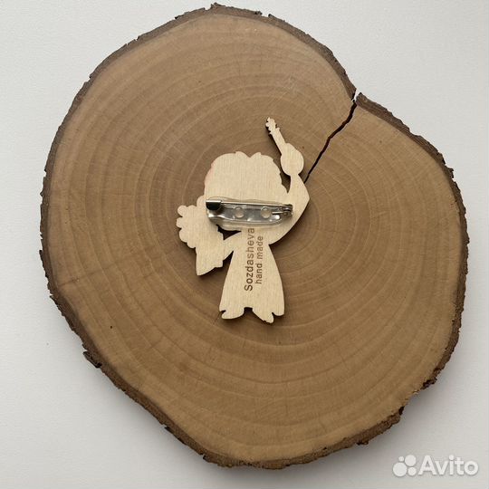 Брошь ручной работы химик, учителю химии