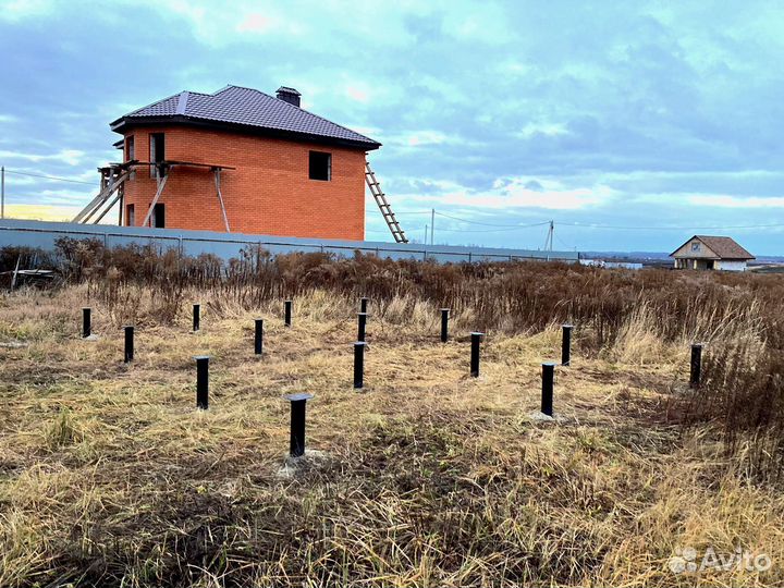 Фундамент на винтовых сваях Винтовые сваи под ключ